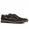 Buty casual męskie 829 bufo czarny kombinowany