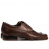 Eleganckie buty męskie 790 brązowe