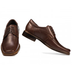 Eleganckie buty męskie 790 brązowe