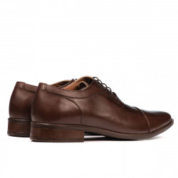 Eleganckie buty męskie 802 brązowe