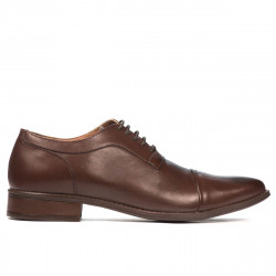 Eleganckie buty męskie 802 brązowe
