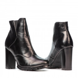 Damskie botki 1162s czarne (slim)