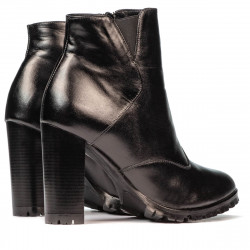 Damskie botki 1162s czarne (slim)