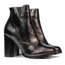 Damskie botki 1162s czarne (slim)