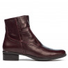 Damskie botki 3289 bordo