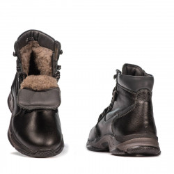 Czarne buty młodzieżowe 4006