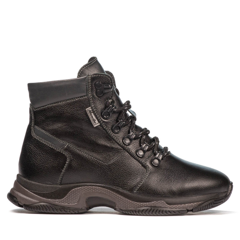 Czarne buty młodzieżowe 4006