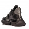 Buty damskie 3351 czarne łączone