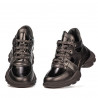 Buty damskie 3351 czarne łączone