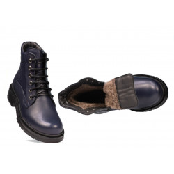 Buty młodzieżowe 4007 indygo łączone