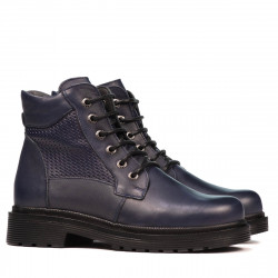 Buty młodzieżowe 4007 indygo łączone