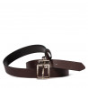 Pasek damski 22m bordo+czarny