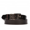 Pasek damski 22m bordo+czarny
