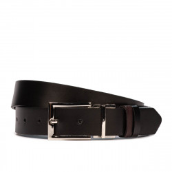 Pasek damski 22m bordo+czarny