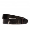 Pasek damski 22m bordo+czarny