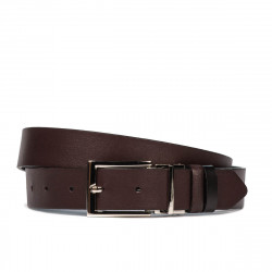 Pasek damski 22m bordo+czarny