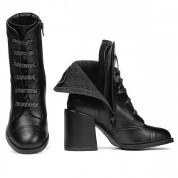 Damskie botki 1181 czarne