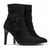 Buty damskie 1182 czarna antilopa