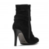 Buty damskie 1182 czarna antilopa