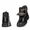 Buty młodzieżowe 4007 czarno kombinowane