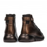 Botki damskie 3354 miedziane