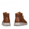 Buty męskie 4124 brązowe