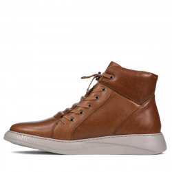 Buty męskie 4124 brązowe