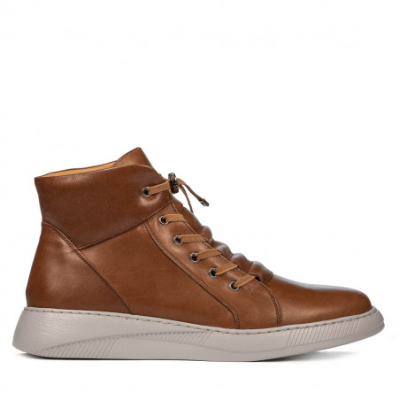 Buty męskie 4124 brązowe