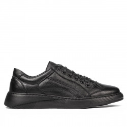 Buty casual/sportowe męskie 924 czarne