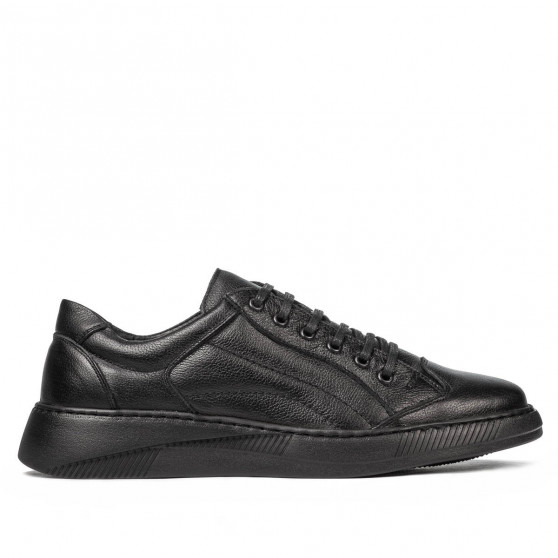 Buty casual/sportowe męskie 924 czarne