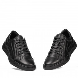 Buty casual/sportowe męskie 924 czarne