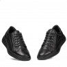 Buty casual/sportowe męskie 924 czarne