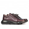 Damskie buty casual 6032 w perłowym fiolecie