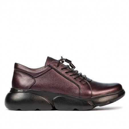 Damskie buty casual 6032 w perłowym fiolecie