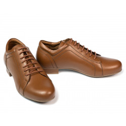 Buty casual damskie 6031 brązowe