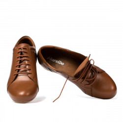 Buty casual damskie 6031 brązowe