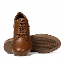 Buty casual damskie 6031 brązowe