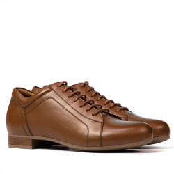 Buty casual damskie 6031 brązowe