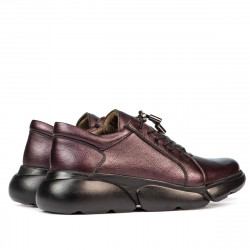 Damskie buty casual 6032 w perłowym fiolecie