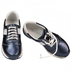 Dziecięce buty 2005 indigo sifef+białe
