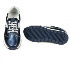 Dziecięce buty 2005 indigo sifef+białe