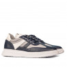 Buty sportowe męskie 928 indygo kombinowane