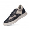 Buty sportowe męskie 928 indygo kombinowane
