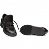 Damskie buty casual 6026 czarno-kombinowane