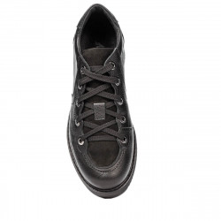 Damskie buty casual 6026 czarno-kombinowane