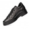 Damskie buty casual 6026 czarno-kombinowane