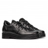 Damskie buty casual 6026 czarno-kombinowane