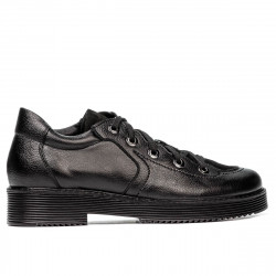 Damskie buty casual 6026 czarno-kombinowane