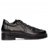 Damskie buty casual 6026 czarno-kombinowane