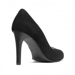Eleganckie damskie buty 1276 czarny antilop
